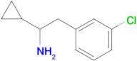 2-(3-Chlorophenyl)-1-cyclopropylethan-1-amine