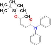 (R,Z)-4-((tert-Butyldimethylsilyl)oxy)-N,N-diphenylpent-2-enamide