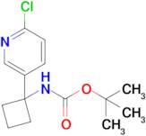 tert-Butyl (1-(6-chloropyridin-3-yl)cyclobutyl)carbamate