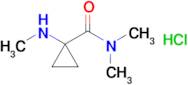 N,N-Dimethyl-1-(methylamino)cyclopropane-1-carboxamide hydrochloride