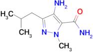 4-Amino-1-methyl-3-(2-methylpropyl)-1H-pyrazole-5-carboxamide