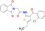 N-(3-(2-Chlorobenzoyl)-5-ethylthiophen-2-yl)-2-(1,3-dioxoisoindolin-2-yl)acetamide