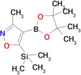 3-Methyl-4-(4,4,5,5-tetramethyl-1,3,2-dioxaborolan-2-yl)-5-(trimethylsilyl)isoxazole