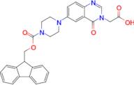 2-(6-(4-(((9H-Fluoren-9-yl)methoxy)carbonyl)piperazin-1-yl)-4-oxoquinazolin-3(4H)-yl)acetic acid