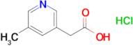 2-(5-Methylpyridin-3-yl)acetic acid hydrochloride