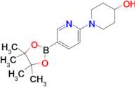 1-(5-(4,4,5,5-Tetramethyl-1,3,2-dioxaborolan-2-yl)pyridin-2-yl)piperidin-4-ol