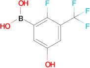 (2-Fluoro-5-hydroxy-3-(trifluoromethyl)phenyl)boronic acid