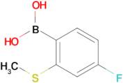 4-Fluoro-2-(methylthio)phenylboronic acid