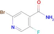 2-Bromo-5-fluoroisonicotinamide
