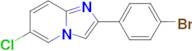 2-(4-Bromophenyl)-6-chloroimidazo[1,2-a]pyridine
