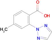 4-Methyl-2-(2H-1,2,3-triazol-2-yl)benzoic acid