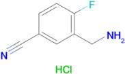 3-(Aminomethyl)-4-fluorobenzonitrile hydrochloride