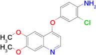 2-Chloro-4-((6,7-dimethoxyquinolin-4-yl)oxy)aniline