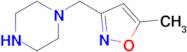 5-Methyl-3-(piperazin-1-ylmethyl)isoxazole