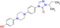 2-(Sec-butyl)-4-(4-(4-(4-hydroxyphenyl)piperazin-1-yl)phenyl)-2,4-dihydro-3H-1,2,4-triazol-3-one