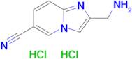 2-(Aminomethyl)imidazo[1,2-a]pyridine-6-carbonitrile dihydrochloride