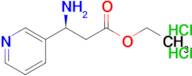 Ethyl(S)-3-amino-3-(pyridin-3-yl)propanoatedihydrochloride