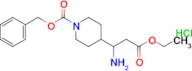 Benzyl4-(1-amino-3-ethoxy-3-oxopropyl)piperidine-1-carboxylatehydrochloride