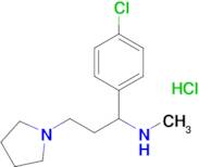 1-(4-Chlorophenyl)-N-methyl-3-(pyrrolidin-1-yl)propan-1-aminehydrochloride