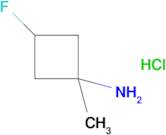 3-Fluoro-1-methylcyclobutan-1-aminehydrochloride