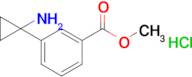 Methyl 3-(1-aminocyclopropyl)benzoate hydrochloride