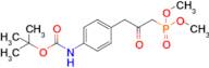 Tert-butyl (4-(3-(dimethoxyphosphoryl)-2-oxopropyl)phenyl)carbamate