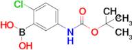 (5-((Tert-butoxycarbonyl)amino)-2-chlorophenyl)boronic acid