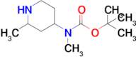 Tert-butyl methyl(2-methylpiperidin-4-yl)carbamate