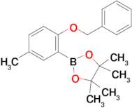 2-(2-(Benzyloxy)-5-methylphenyl)-4,4,5,5-tetramethyl-1,3,2-dioxaborolane