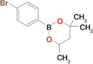 2-(4-Bromophenyl)-4,4,6-trimethyl-1,3,2-dioxaborinane