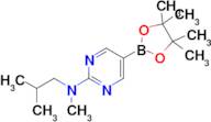 N-isobutyl-N-methyl-5-(4,4,5,5-tetramethyl-1,3,2-dioxaborolan-2-yl)pyrimidin-2-amine