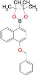 2-(4-(Benzyloxy)naphthalen-1-yl)-4,4,5,5-tetramethyl-1,3,2-dioxaborolane