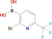 (2-Bromo-6-(trifluoromethyl)pyridin-3-yl)boronic acid