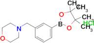 4-(3-(4,4,5,5-Tetramethyl-1,3,2-dioxaborolan-2-yl)benzyl)morpholine hydrochloride