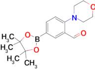 2-Morpholino-5-(4,4,5,5-tetramethyl-1,3,2-dioxaborolan-2-yl)benzaldehyde