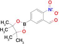 2-Nitro-5-(4,4,5,5-tetramethyl-1,3,2-dioxaborolan-2-yl)benzaldehyde