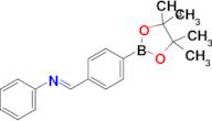 (E)-N-Phenyl-1-(4-(4,4,5,5-tetramethyl-1,3,2-dioxaborolan-2-yl)phenyl)methanimine