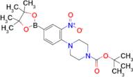 Tert-butyl 4-(2-nitro-4-(4,4,5,5-tetramethyl-1,3,2-dioxaborolan-2-yl)phenyl)piperazine-1-carboxylate