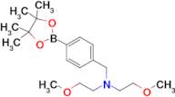 2-Methoxy-N-(2-methoxyethyl)-N-(4-(4,4,5,5-tetramethyl-1,3,2-dioxaborolan-2-yl)benzyl)ethan-1-amine