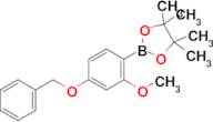 2-(4-(Benzyloxy)-2-methoxyphenyl)-4,4,5,5-tetramethyl-1,3,2-dioxaborolane