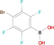 (4-Bromo-2,3,5,6-tetrafluorophenyl)boronic acid