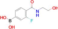 (3-Fluoro-4-((2-hydroxyethyl)carbamoyl)phenyl)boronic acid