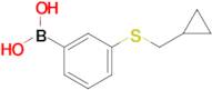 (3-((Cyclopropylmethyl)thio)phenyl)boronic acid