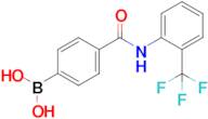 (4-((2-(Trifluoromethyl)phenyl)carbamoyl)phenyl)boronic acid