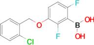 (3-((2-Chlorobenzyl)oxy)-2,6-difluorophenyl)boronic acid