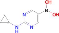 (2-(Cyclopropylamino)pyrimidin-5-yl)boronic acid
