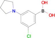 (3-Chloro-5-(pyrrolidin-1-yl)phenyl)boronic acid
