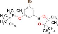 (3-Bromo-5-(4,4,5,5-tetramethyl-1,3,2-dioxaborolan-2-yl)phenoxy)(tert-butyl)dimethylsilane