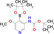 Tert-butyl (5-methoxy-4-(4,4,5,5-tetramethyl-1,3,2-dioxaborolan-2-yl)pyridin-3-yl)carbamate