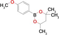 2-(4-Methoxyphenyl)-4,4,6-trimethyl-1,3,2-dioxaborinane